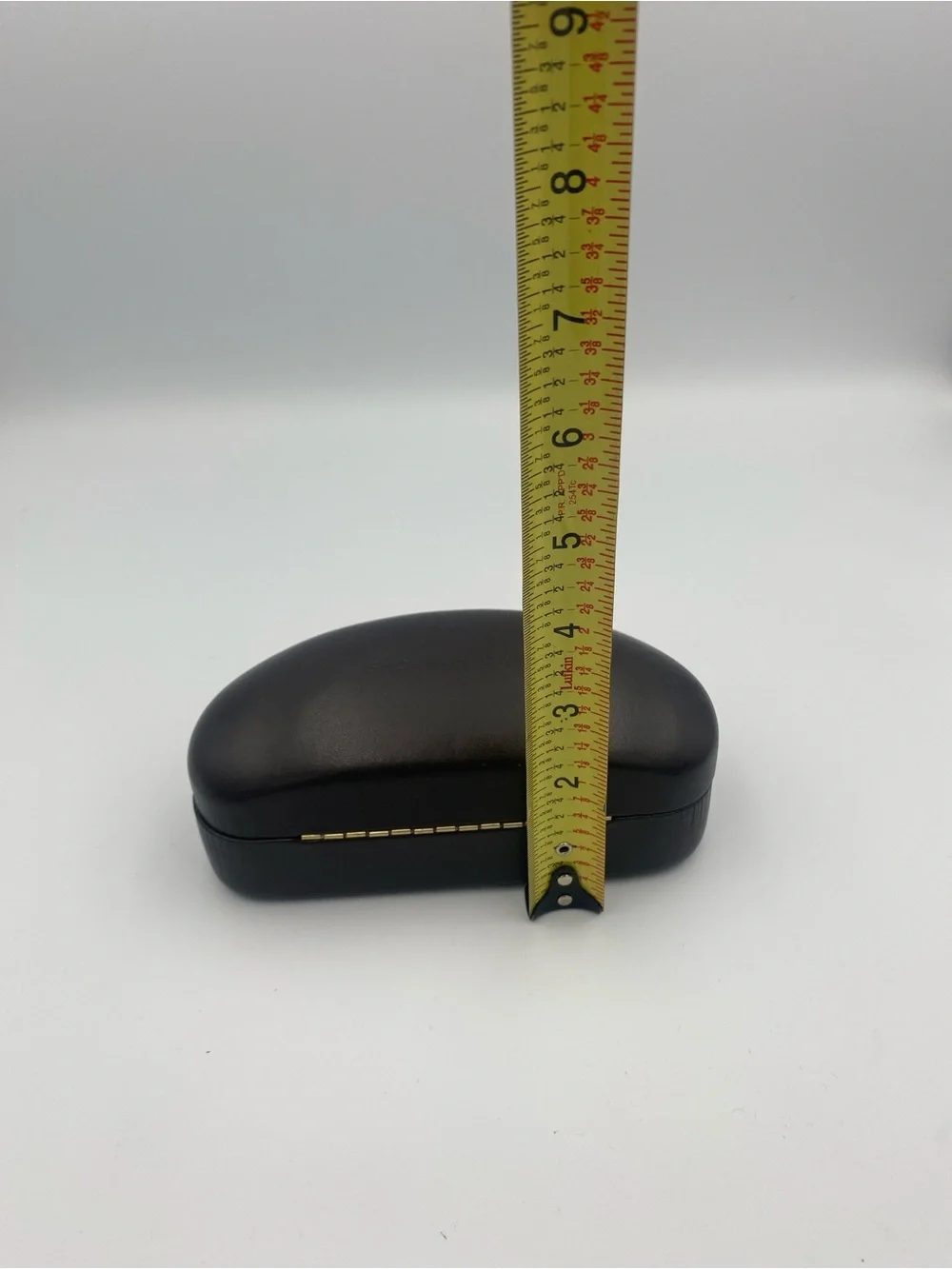 Michael Kors Dark Brown Eyewear Case with Gold Logo